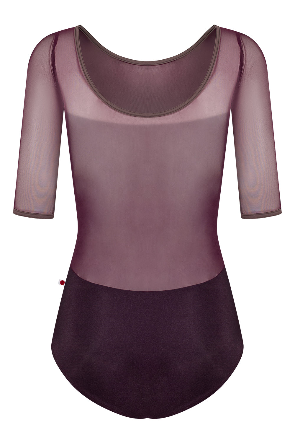 Meagan leotard in N-Opera body color with Mesh Opera top color & half sleeves and T-Phantom trim color