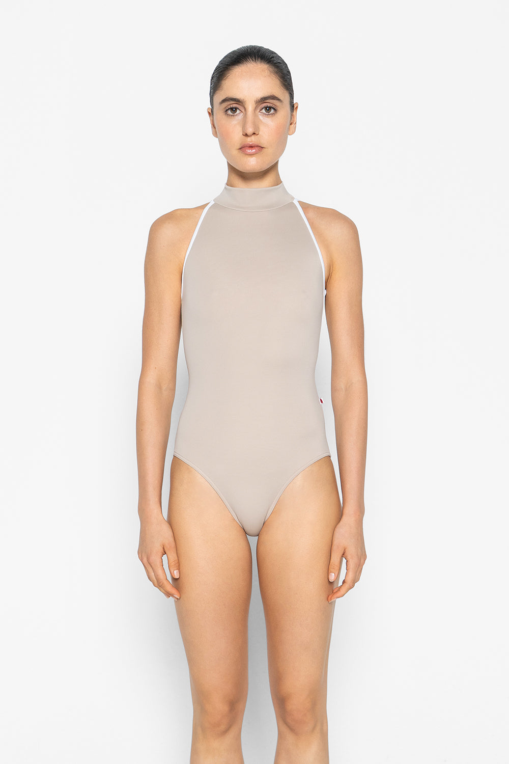 Noe leotard in T-Mosaic body color with T-White trim color