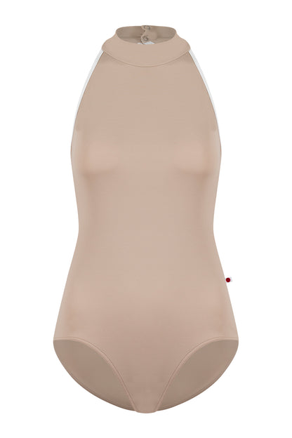 Noe leotard in T-Mosaic body color with T-White trim color