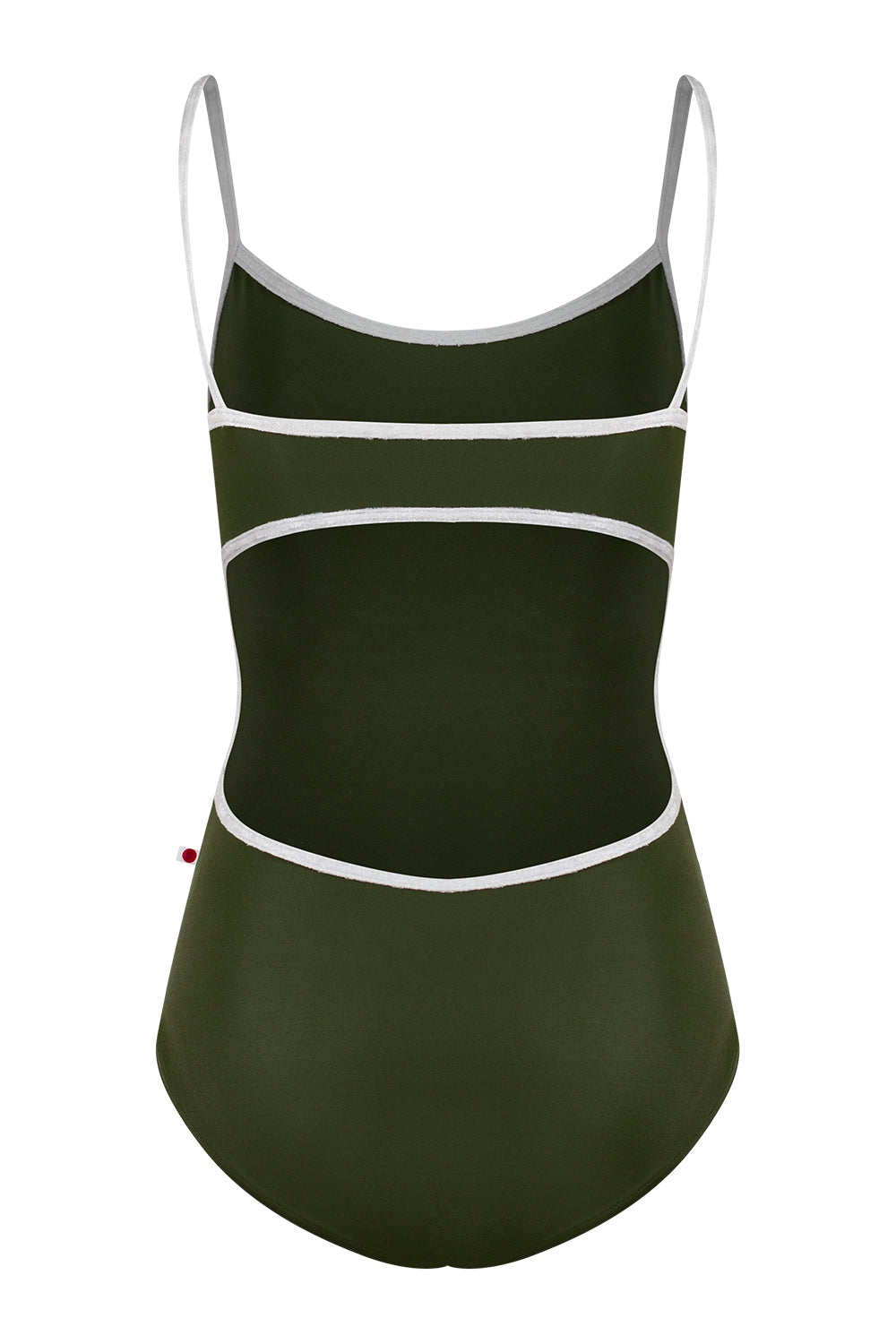 Kiki leotard in T-Jungle body color with CV-Silver trim color