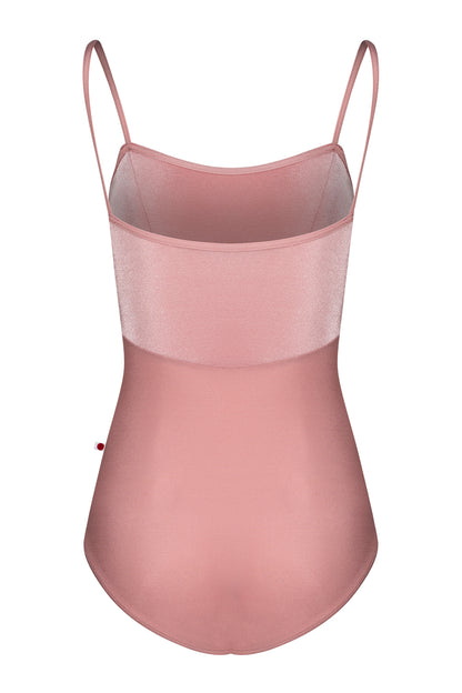 Denise leotard in N-Antique Rose body & trim color and V-Dreamy top color