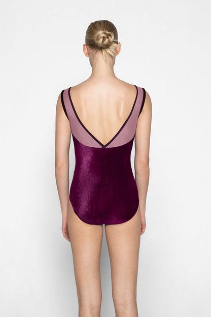 Jane leotard in V-Roxy body color with Mesh Sonata top color and N-Opera trim color