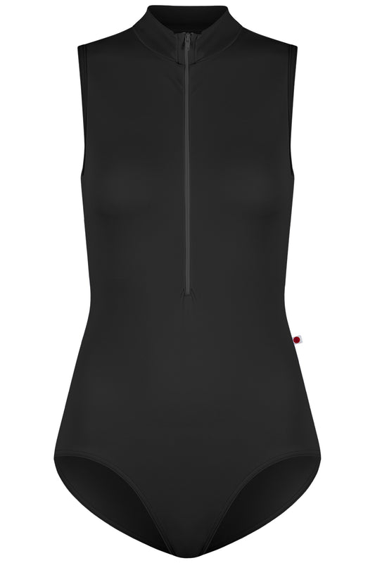 Jessica Mesh leotard in N-Black