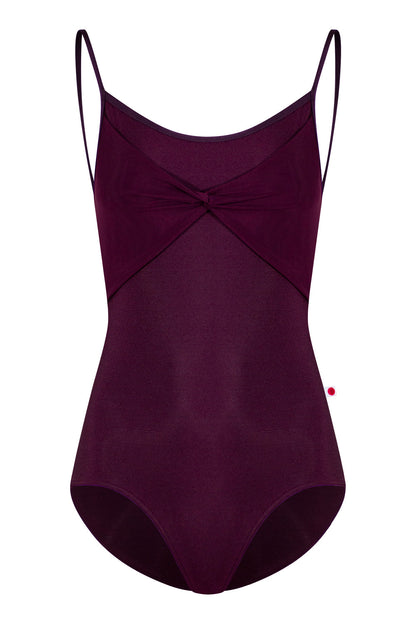 Kathy leotard in N-Opera body & trim color with Mesh Opera overlay