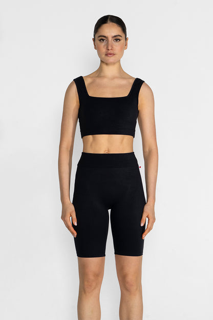 Marieke Bra Top in M-Black main color with M-Black trim color