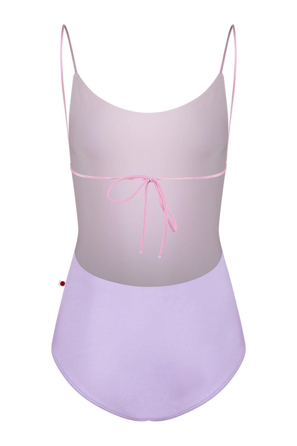 Romy leotard in N-Poem body color with N-Confetti trim color and N-Rose inner lining color
