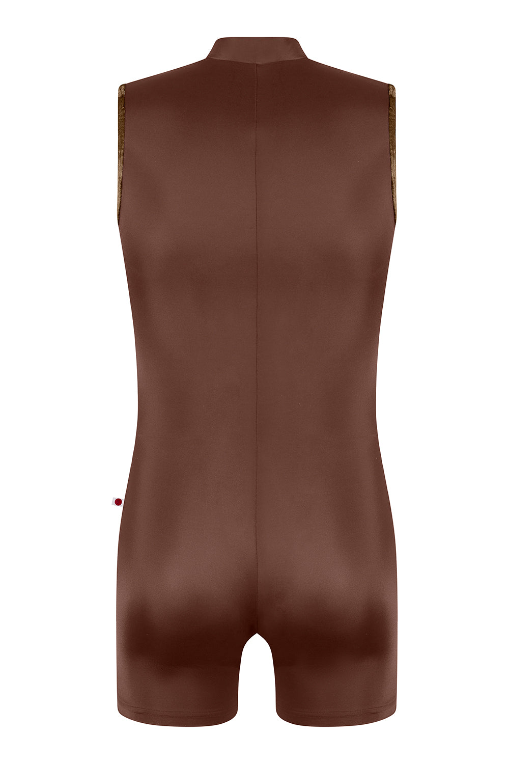 Victor semi-unitard in T-Moka body color with CV-Toffee trim color